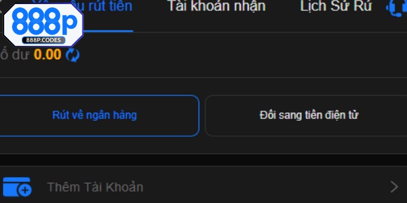 Những lưu ý quan trọng khi thực hiện rút tiền 888P
